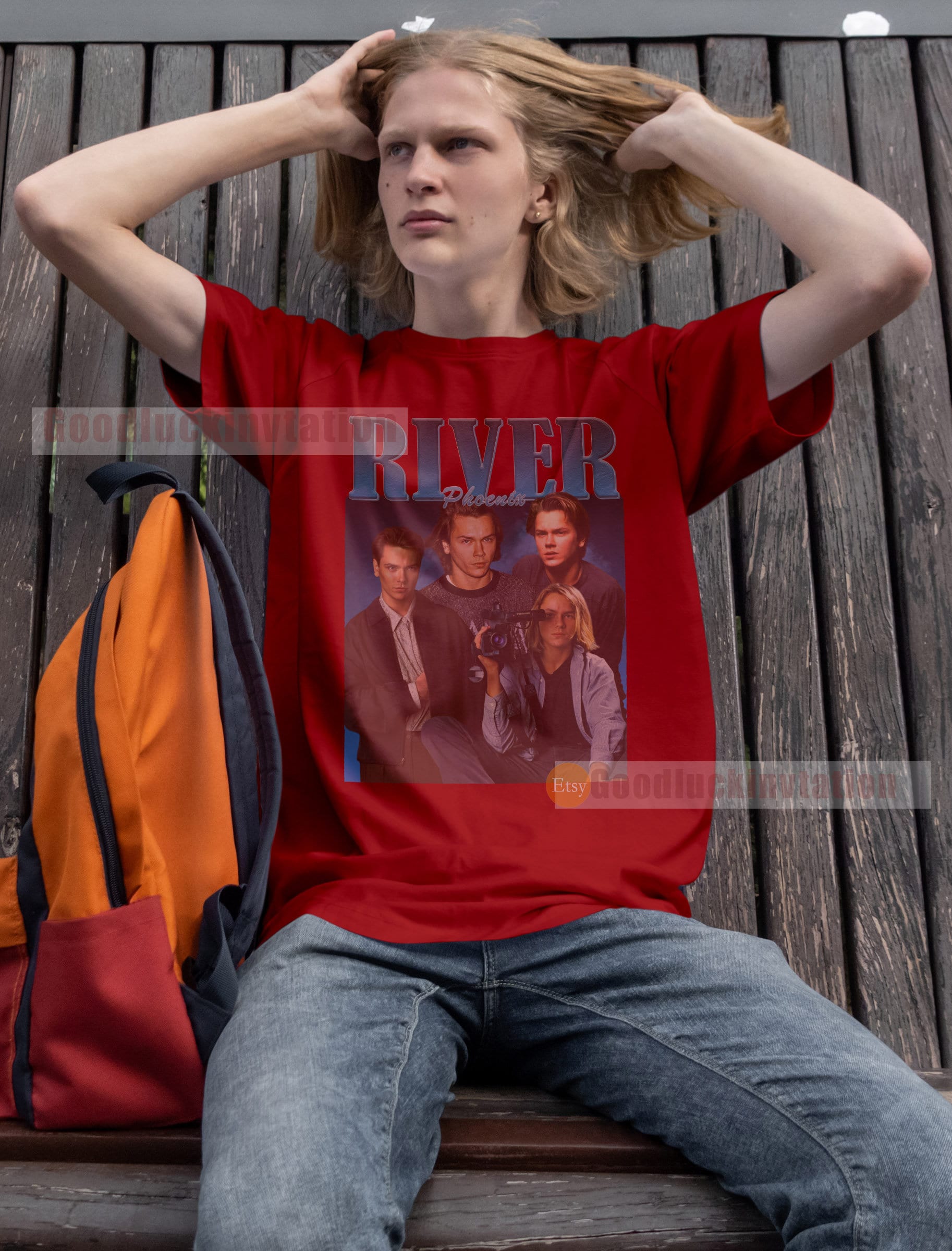 River Phoenix Shirt T-shirt Unisex Cotton Vintage 90's Graphic Tee