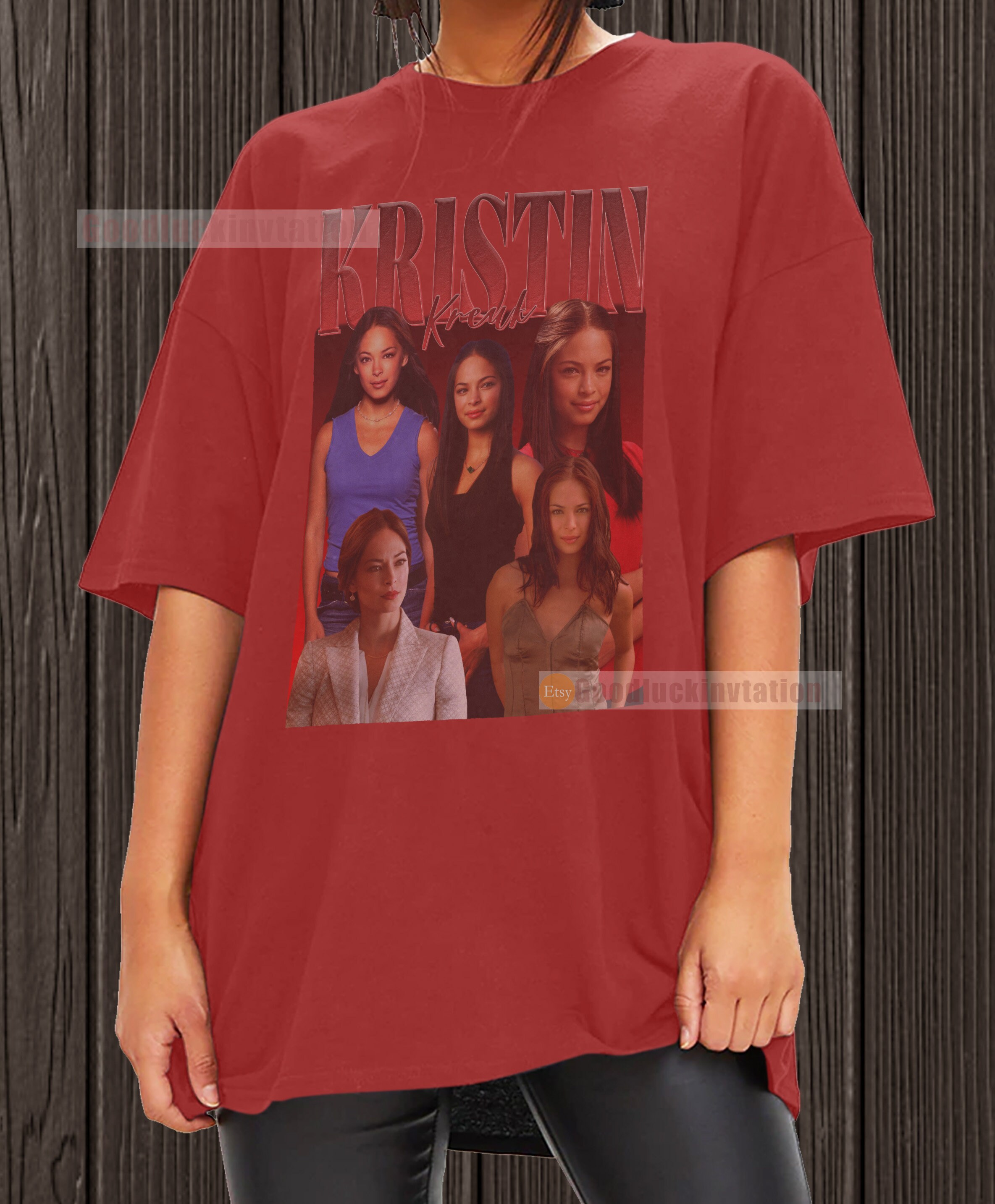 Kristin Kreuk Shirt T-shirt Unisex Cotton Vintage 90