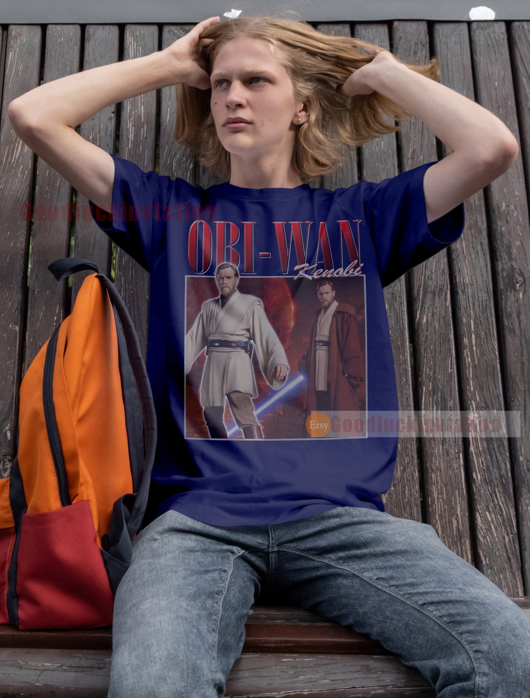 90s STAR WARS Obi-Wan Tシャツ スターウォーズ 90\\\u0027s Vintage 