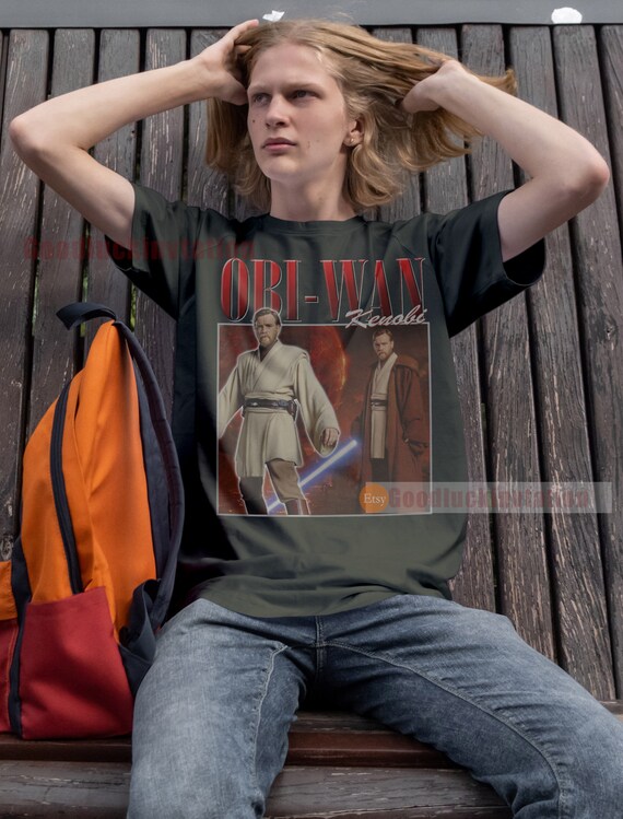 Obi-wan Kenobi Shirt T-shirt Unisex Cotton Vintage 90's Graphic
