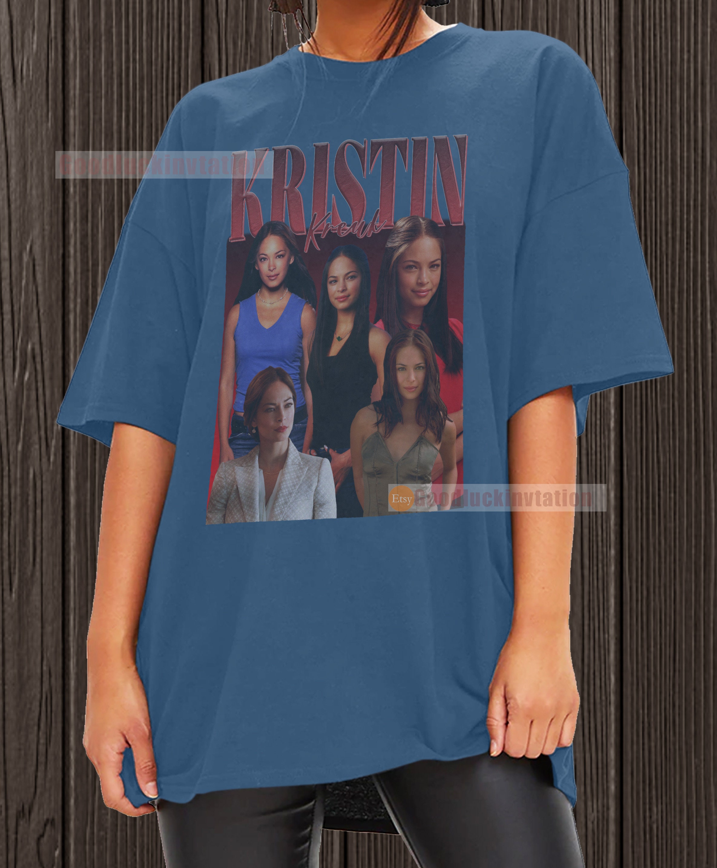 Kristin Kreuk Shirt T-shirt Unisex Cotton Vintage 90