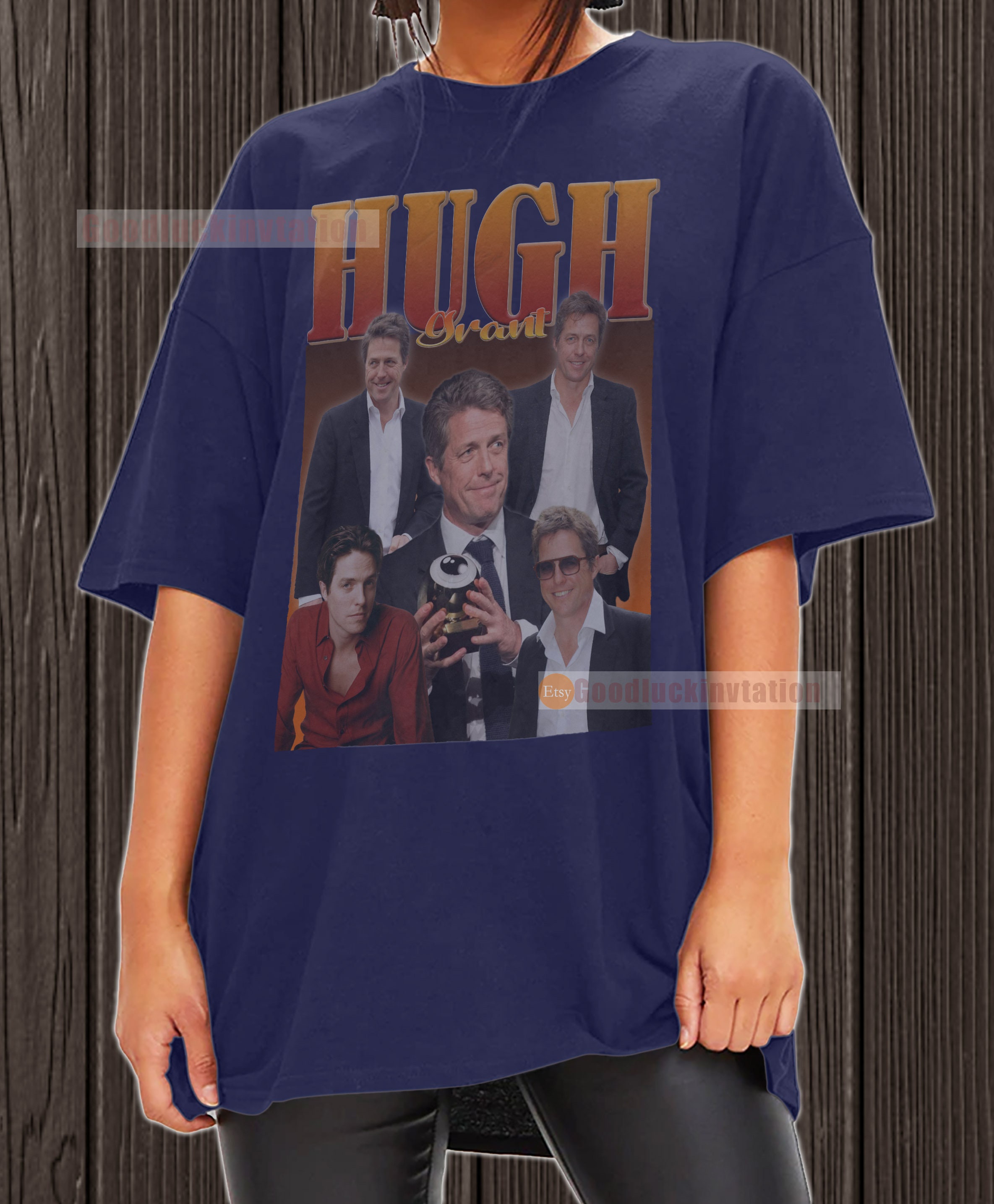 Hugh Grant Shirt T-shirt Unisex Cotton Vintage 90's Graphic