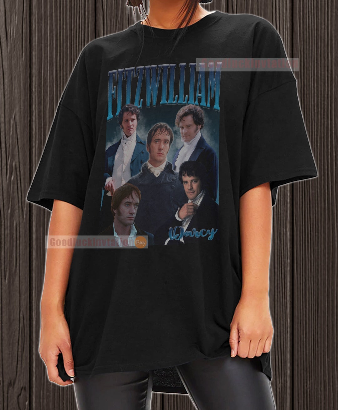 Fitzwilliam Darcy Shirt T-shirt Unisex Cotton Vintage 90&#39;s Graphic Tee Unisex Crewneck Shirt