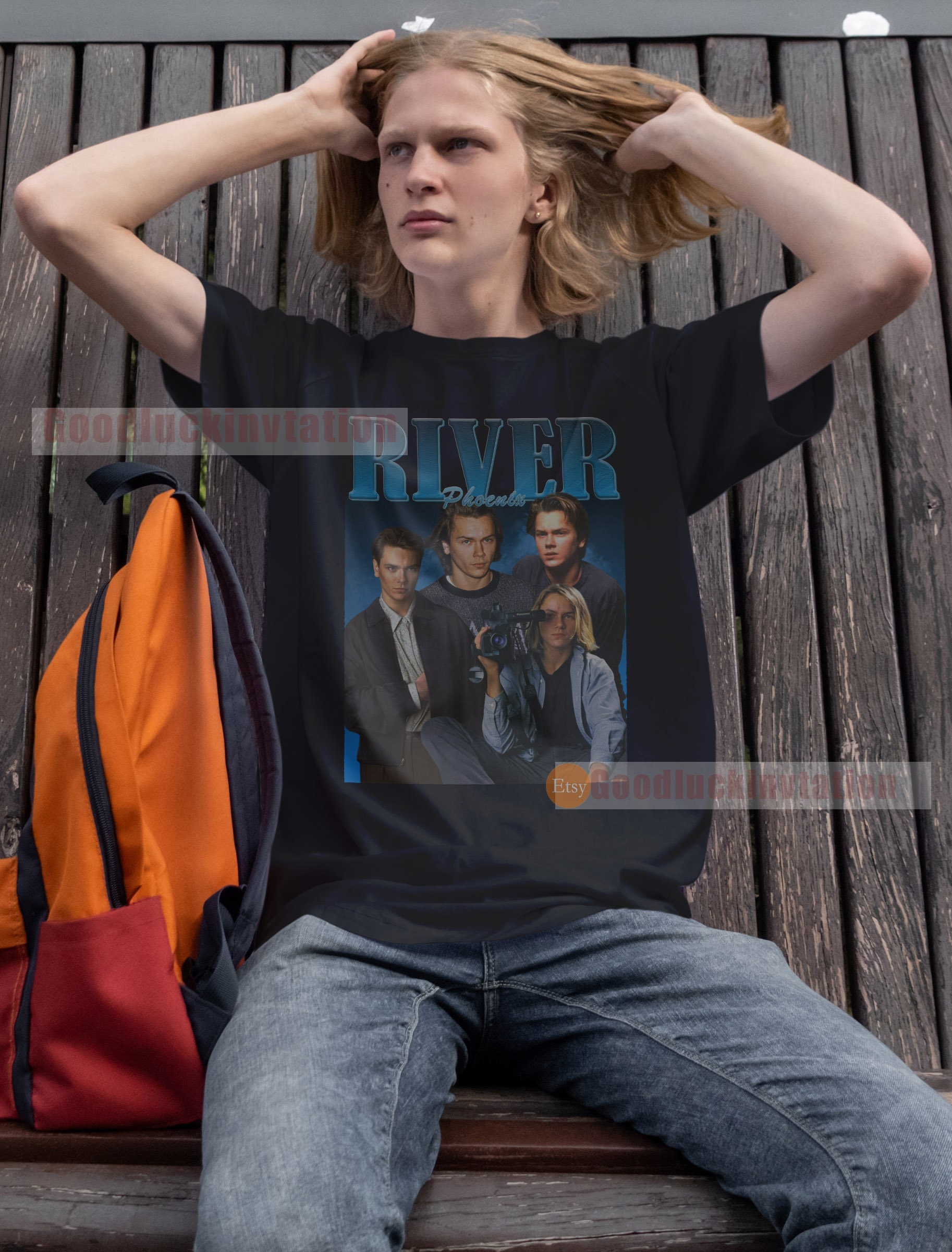 River Phoenix Shirt T-shirt Unisex Cotton Vintage 90