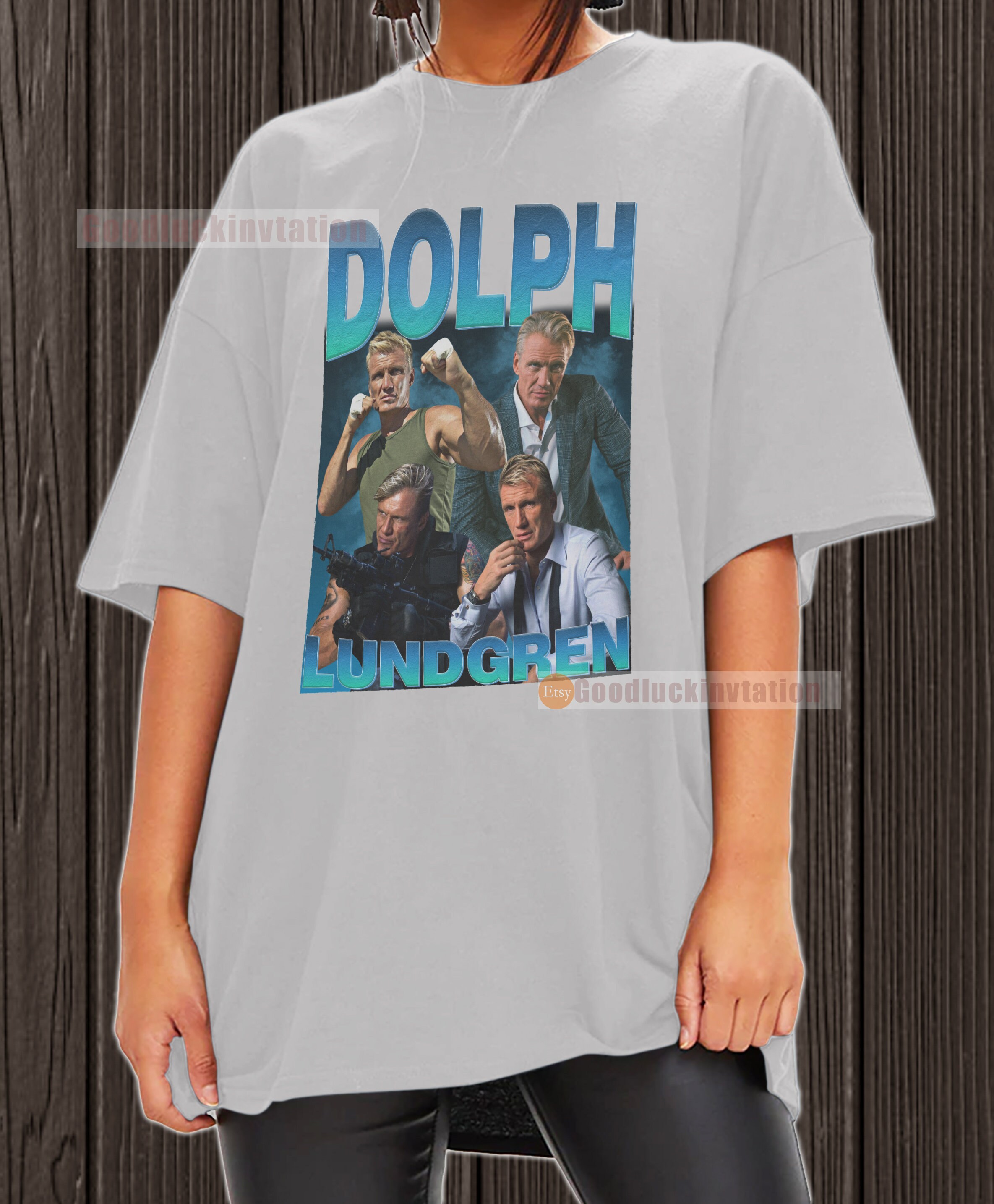 Dolph Lundgren Shirt T-shirt Unisex Cotton Vintage 90