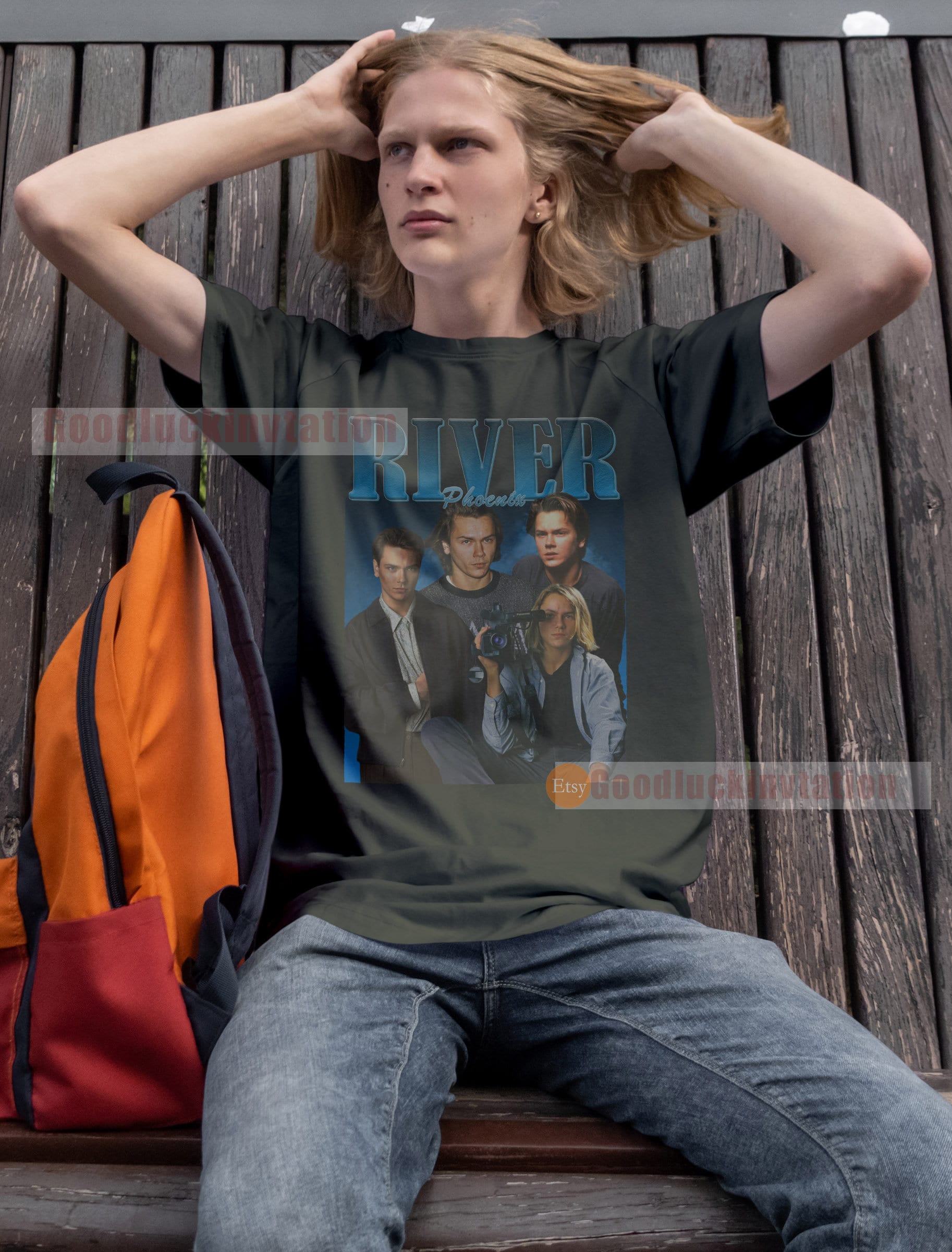 River Phoenix Shirt T-shirt Unisex Cotton Vintage 90's Graphic Tee