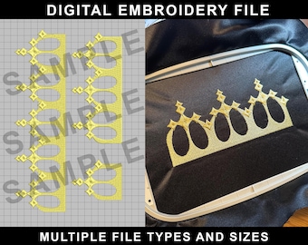 Crystal Cat Boy Embroidery File