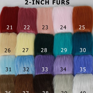 2-inch fur color options