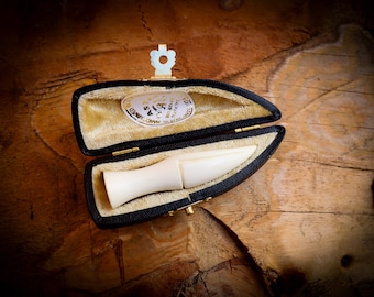 Tamper Meerschaum, Special Hand Crafted Tamper Meerschaum With Leather Box