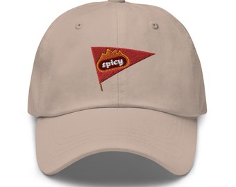 Jollibee Spicy Flag Dad Hat | Embroidered