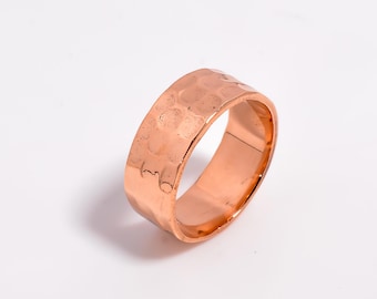 100% Pure Copper Band Ring, Handmade Copper Ring For Men, Vintage Style Ring,  Statement Ring, Gift For Her.