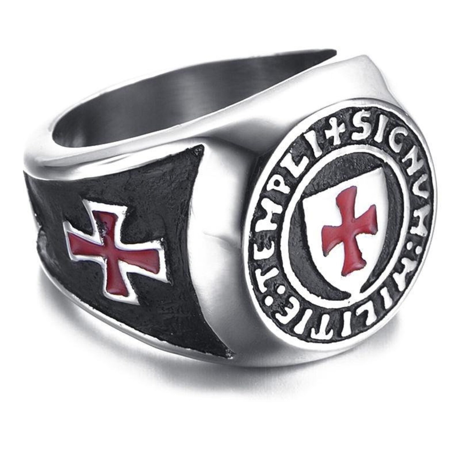 Knights Templar Templi Signum Militie Ring | Etsy