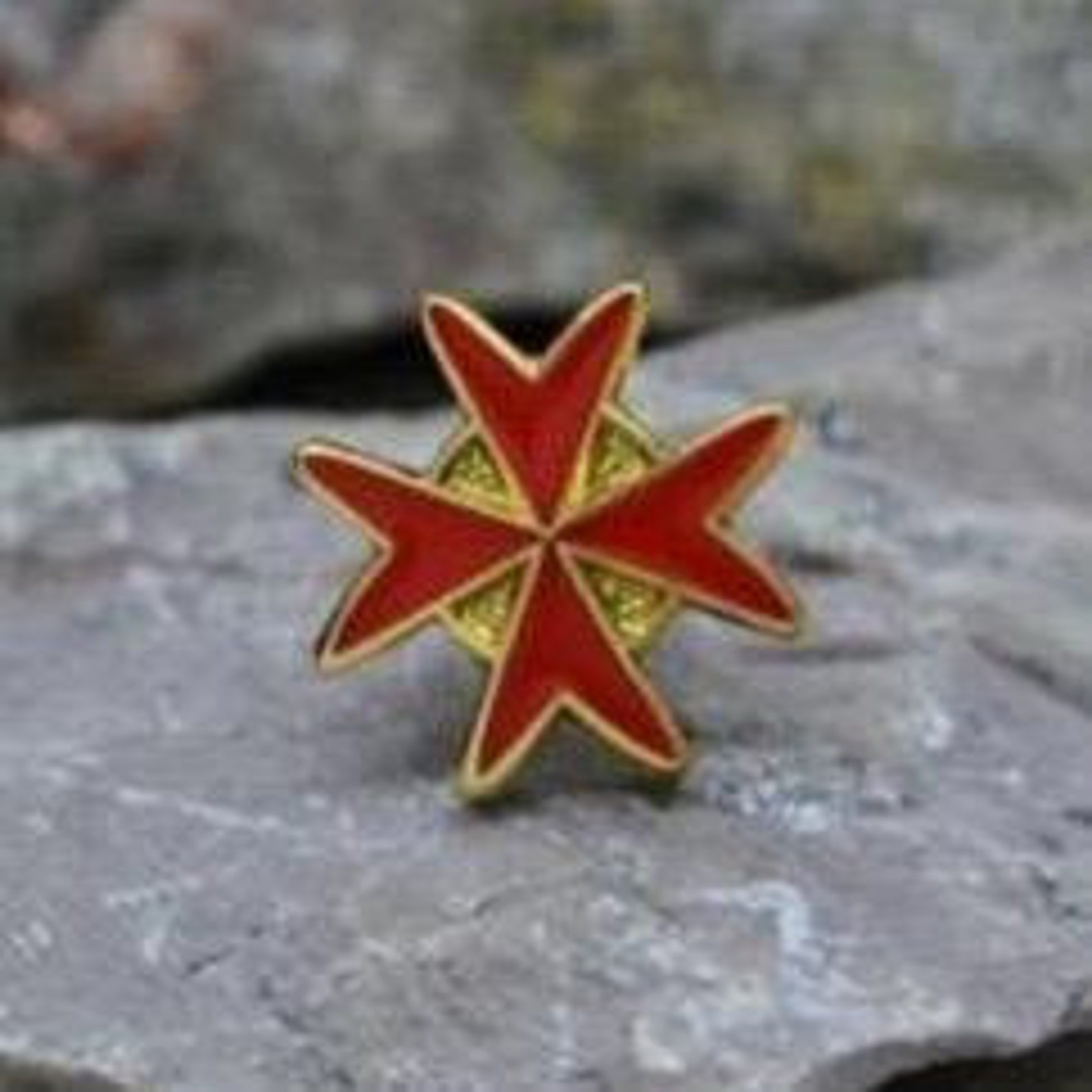 Knights of Malta Red Cross Lapel Pin Etsy