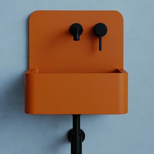 Matte Concrete Bucket Sink: Modern Outdoor Wash Basin - DDP (All taxes & duties included)