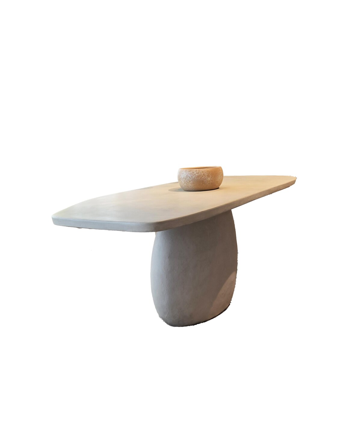 Handmade Microcement Dining Table: Modern Minimalist Stone Table - Etsy