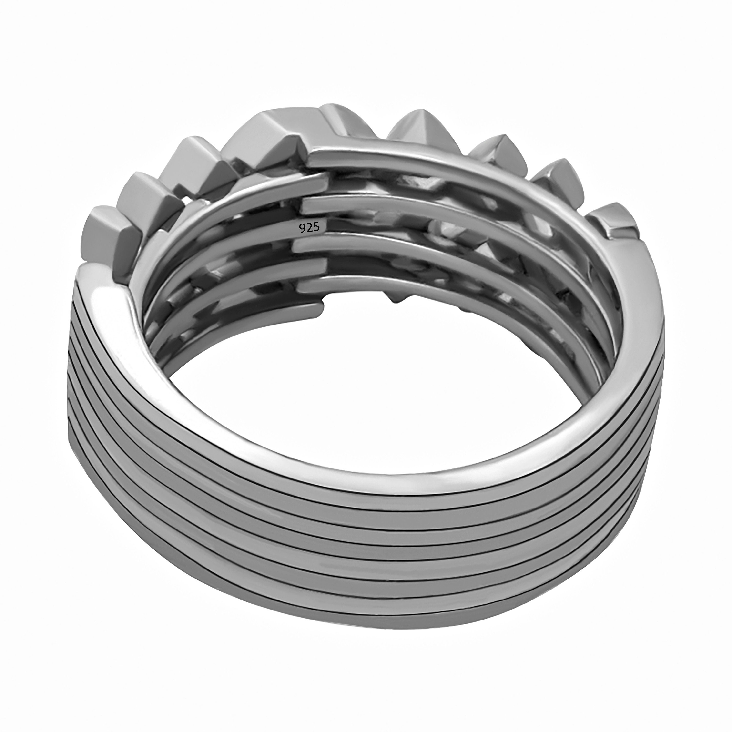 NEW Design DUAL PUZZLE Ring Handmade Turkish Puzzle Ring 44 Etsy