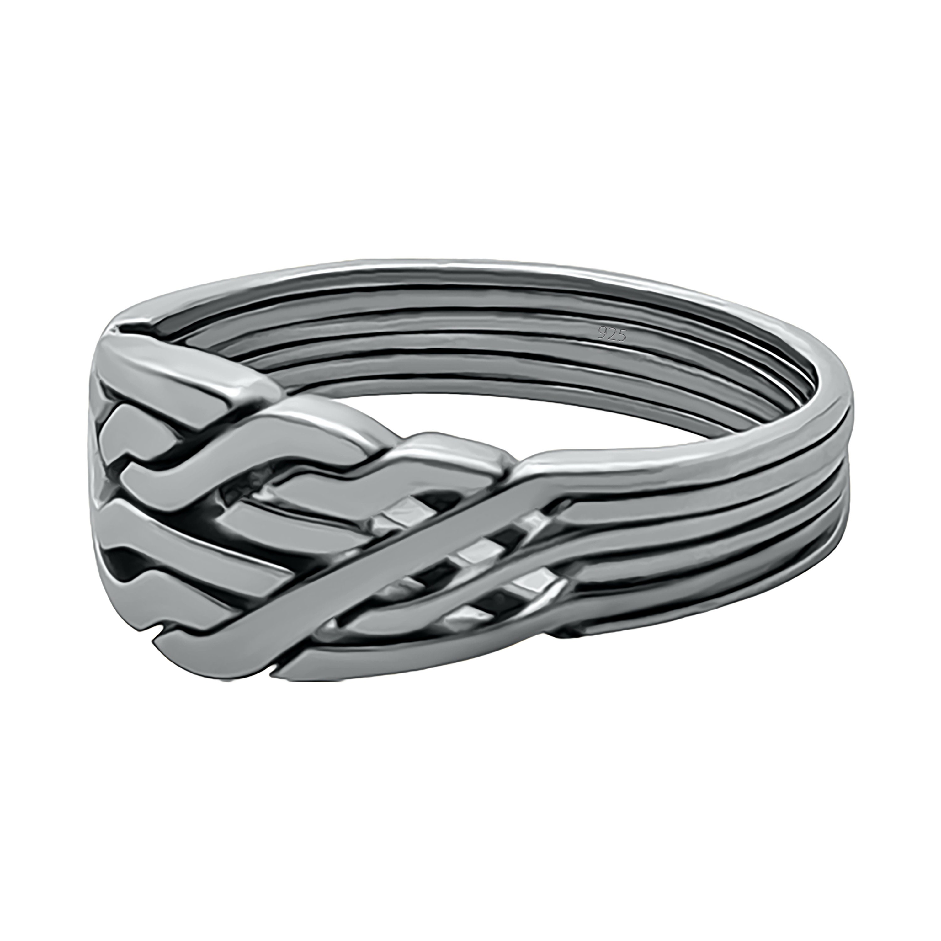 NEW DESIGN Loopy Six Puzzle Ring Handmade Turkish Puzzle Ring Etsy