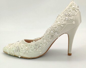 Wedding Shoes Ivory - Etsy