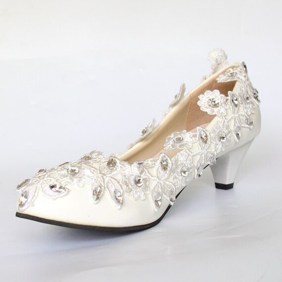 Silver evening deals shoes mid heel
