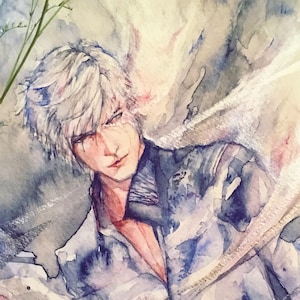 FFXV Ignis Scientia Mini Watercolor Art Print: Ring of the Lucii