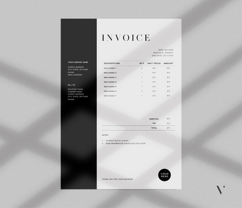 five star praise invoice template word printable invoice custom order forms etsy singapore new arrival marmoleria1930 com ar