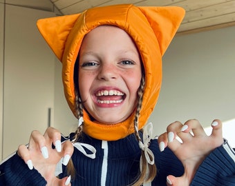 Orange Cat Hat for Teens: Cozy, Warm, Cute, and Inspiring