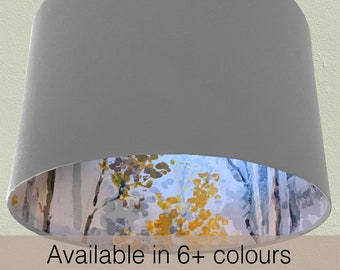 Grey lampshade | Etsy Table lamp or ceiling lampshade | Etsy