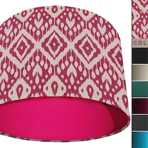 Bohemian Pink Lampshades, Ceiling Light Shades, Ceiling Lampshades, Table Lamp Shades, Pink Light Shades, Boho Lampshade, Bohemian Lampshade