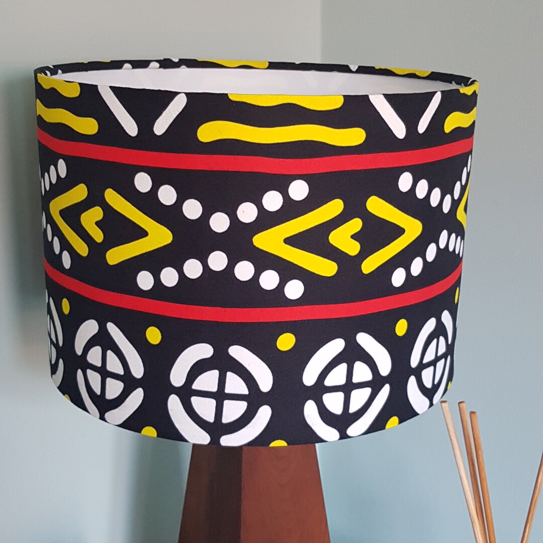 Boho Lampshade Bohemian Light Shade Boho Style Black Etsy UK