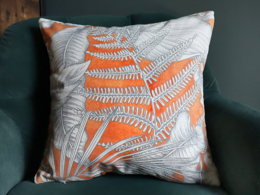 Bright orange cushion clearance covers