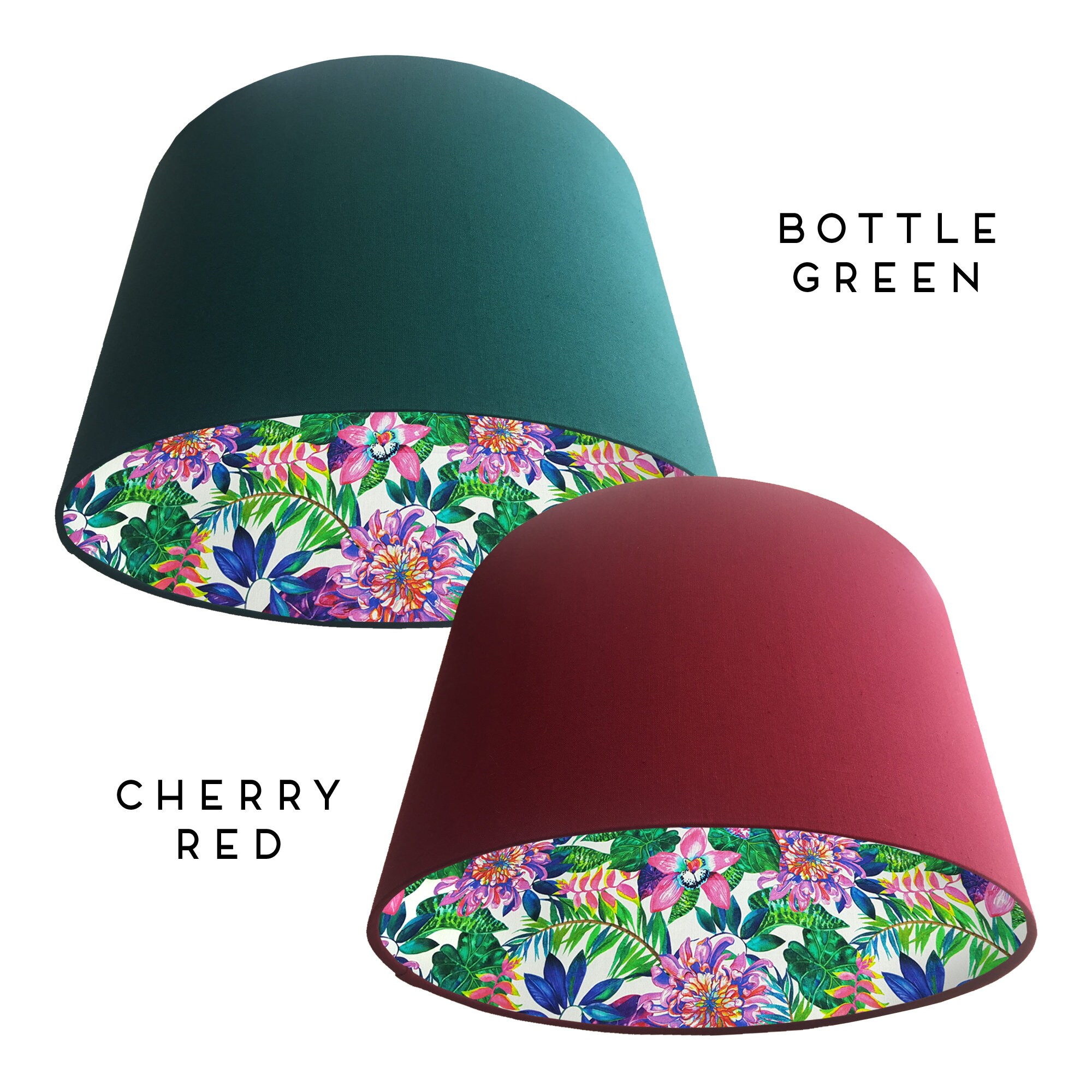 Floral Lampshade Tropical Light Shade Ceiling Light Shade Etsy