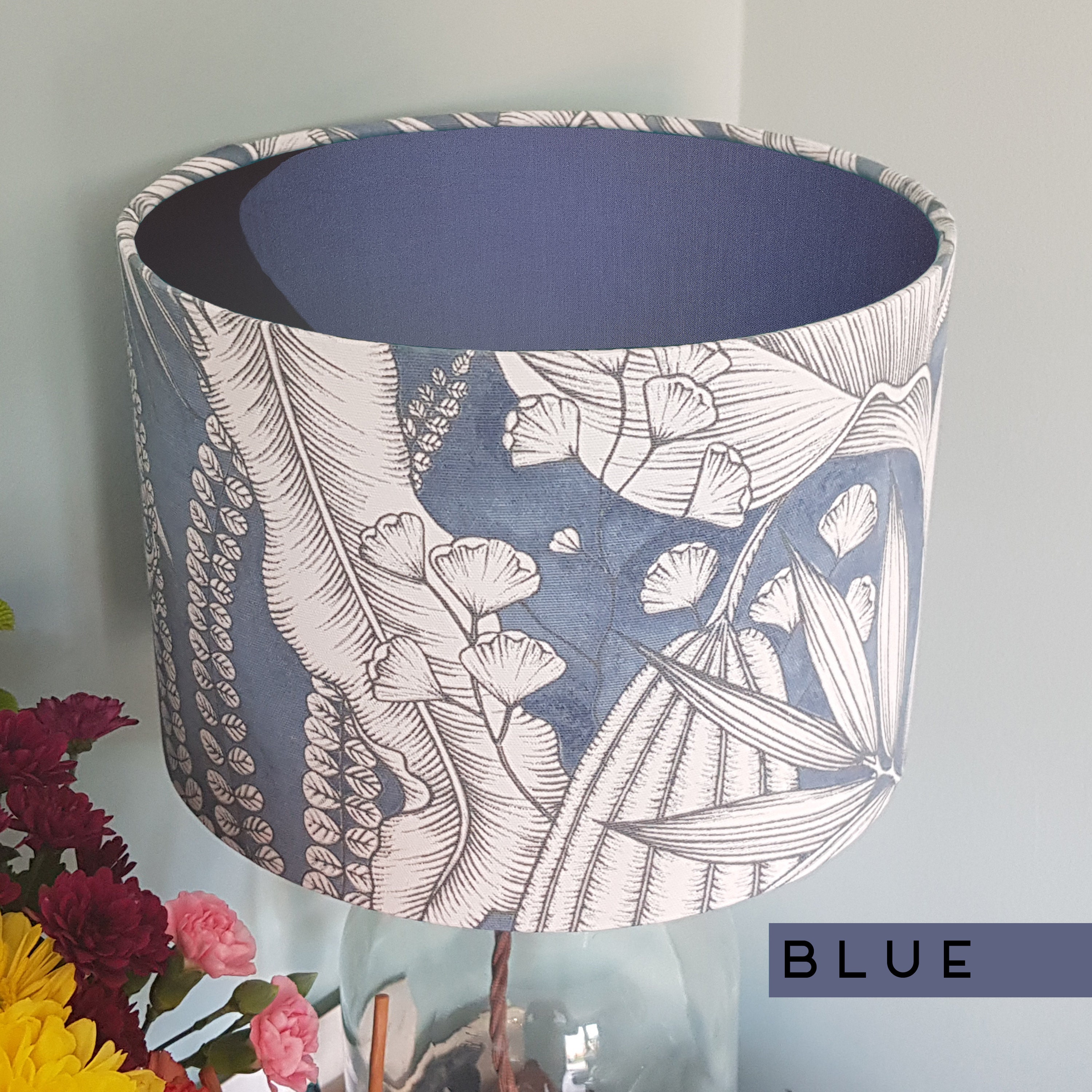 Blue Lampshade Ceiling Lampshade Table Lamp Shade Ceiling Etsy