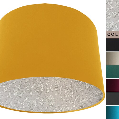 Grey Lampshade Ceiling Light Table Lamp Shade Grey Light Etsy UK