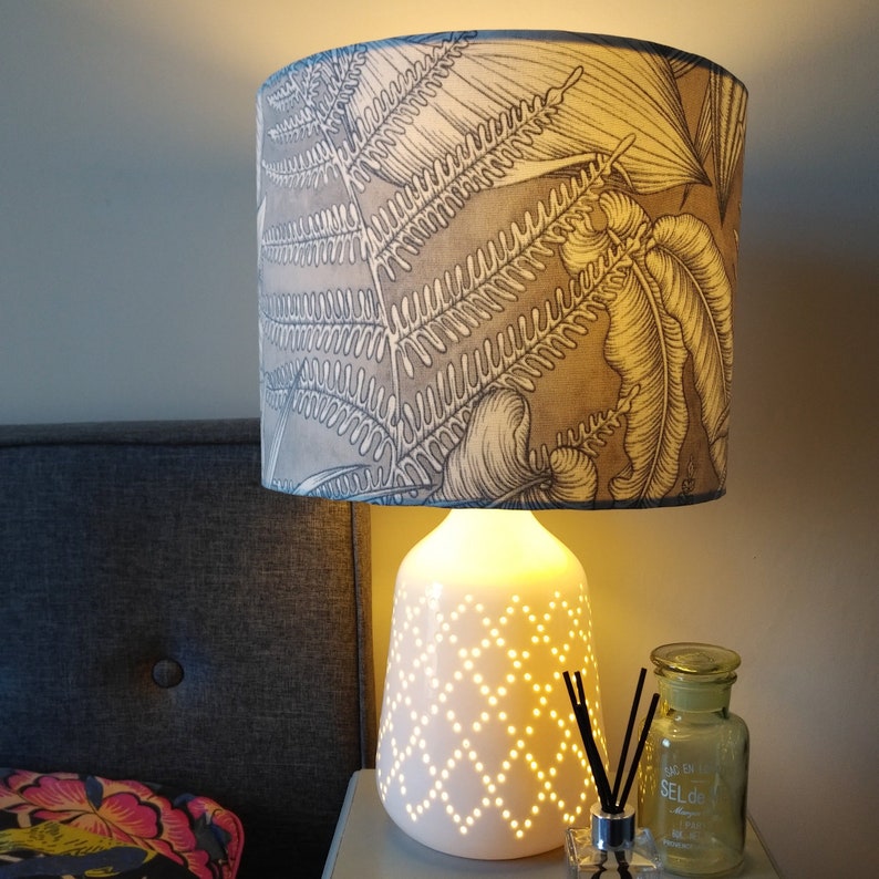 Grey Lampshade Ceiling Light Shade Table Lampshades Grey Etsy