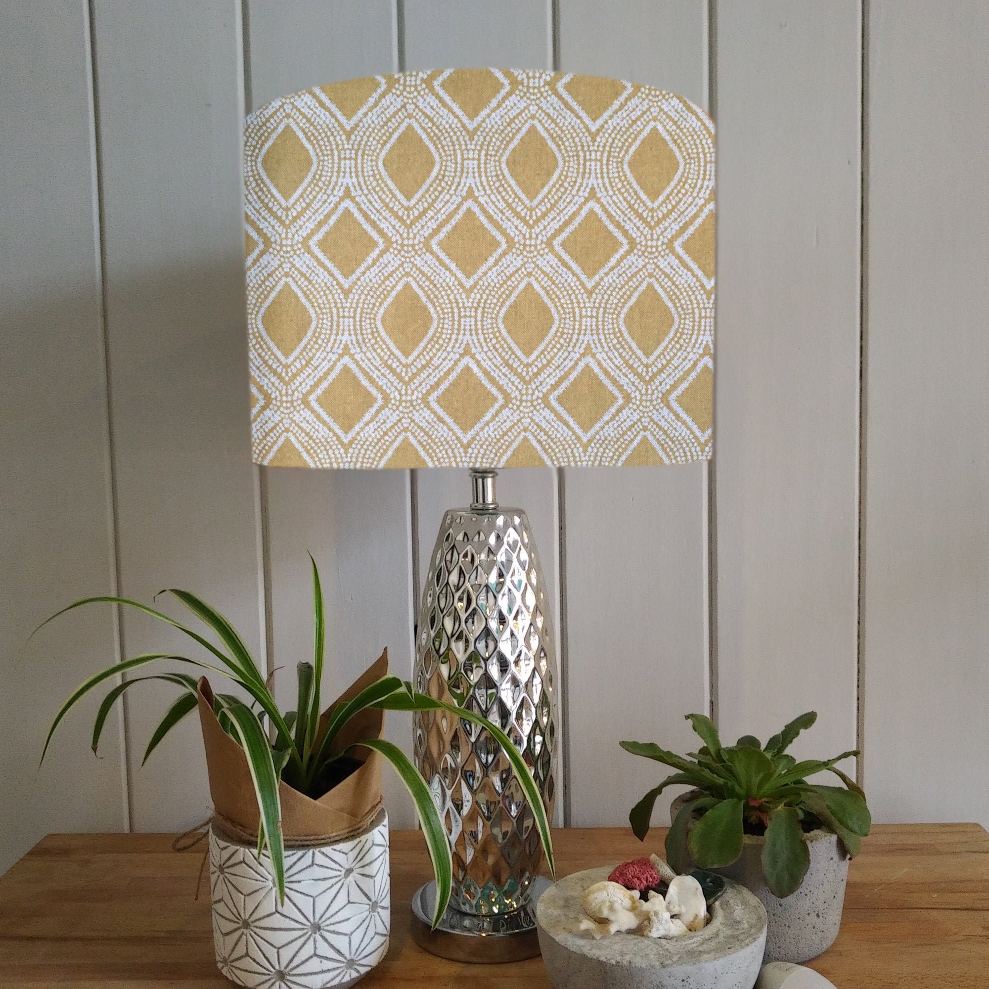 Boho Lampshade Ceiling Light Shade Table Lamp Shade Yellow Etsy