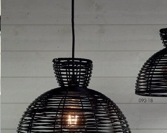 Outdoor light pendant Diameter 38 cm or 47 cm 5m cable and waterproof E27 socket included