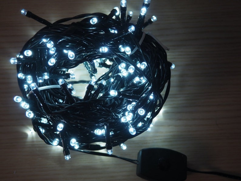 Warm Guirlande lumineuse extérieure 35m, 480 LED blanc chaud et flash image 10