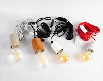 Nomadic interior light suspension fabric cable