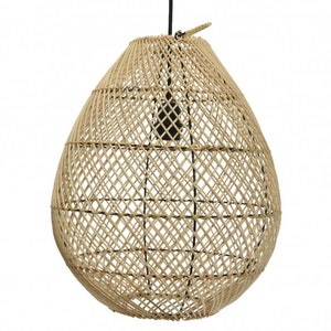 Pendant lights - Interior lampshade D35 X H40 cm in natural material