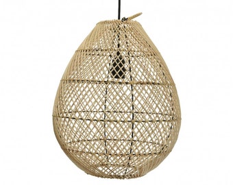 Pendant lights - Interior lampshade D35 X H40 cm in natural material