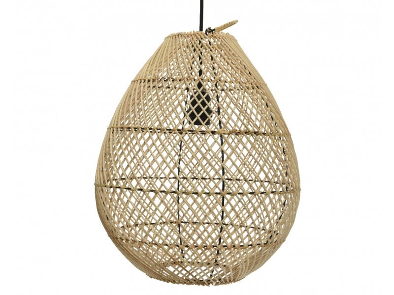 Suspensions - Luminaire Intérieur Abat-Jour D35 X H40 cm en Matière Naturelle