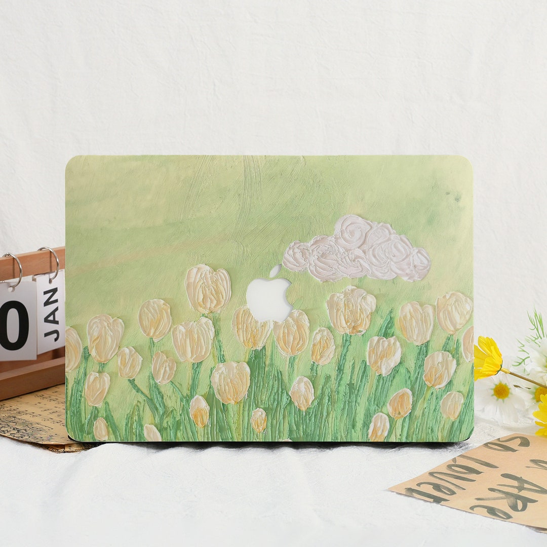 Floral Oil Painting MacBook Case for MacBook Air 15 13 11 M1 M2 M3 Air ...