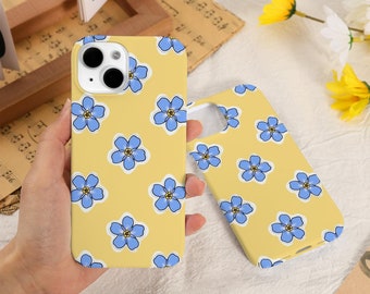 Belle coque de téléphone à fleurs pour iPhone 15 14 13 12 11 Pro Max Xr Mini SE Coque unique pour iPhone 15 14 Plus Pro Coque esthétique pour iPhone