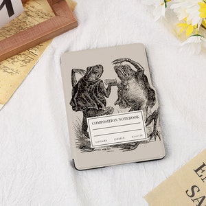 Frog Composition Notebook Kindle Case For Kindle 11 Paperwhite 1/2/3/4, Kindle 2019/2022, Kindle Paperwhite 2021 Cover, Kindle 11th Case