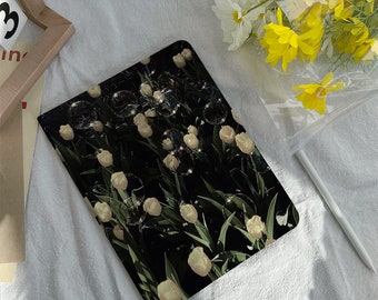 Flowers Floral iPad Case Cover For iPad 9.7" 10.2" 10.9" 11'' 12.9 inch, iPad Air 3 4 5 iPad mini 6 5 4 3 iPad Pro iPad 2022 2021 2020 Case