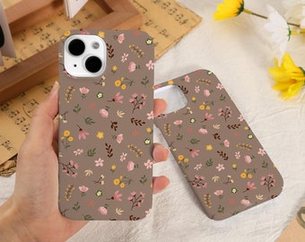 iPhone 15 Case Floral iPhone Cover For iPhone 15 14 13 12 11 Pro Max Xr Mini SE Case Boho iPhone 15 14 Plus Pro Case Aesthetic iPhone Cover