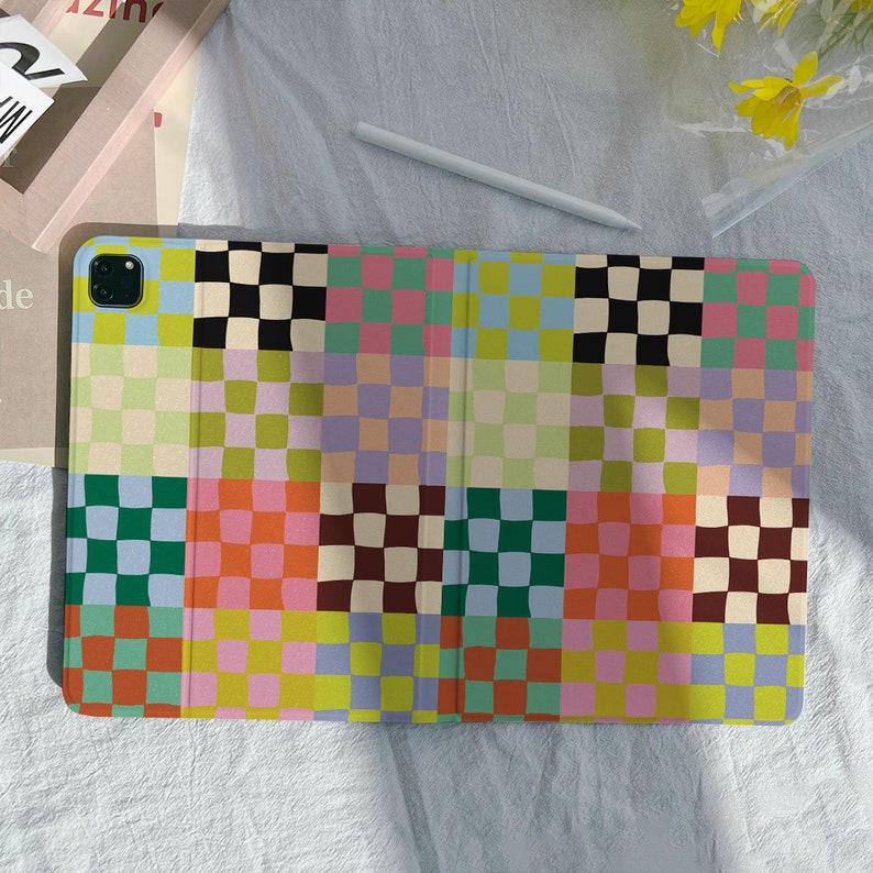 Funda cuadrada de mosaico de colores para iPad, funda para iPad de 9,7 , 10,2, 10,9 , 11 pulgadas, iPad Air 2, 3, 4, iPad mini 6, 5, 4, 3, iPad Pro, iPad 2022, 2021, 2020 imagen 6