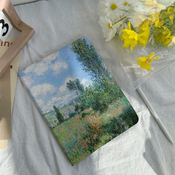 Oil Painting Field iPad Case Cover For iPad 9.7" 10.2" 10.9" 11 inch, iPad Air 2 3 4 iPad mini 6 5 4 3 iPad Pro iPad 2022 2021 2020 Case