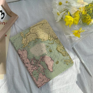 World Map iPad Case Cover For iPad 9.7" 10.2" 10.9" 11" 12.9 inch, iPad Air 3 4 5 iPad mini 6 5 4 3 iPad Pro 11 iPad 2022 2021 2020 Case