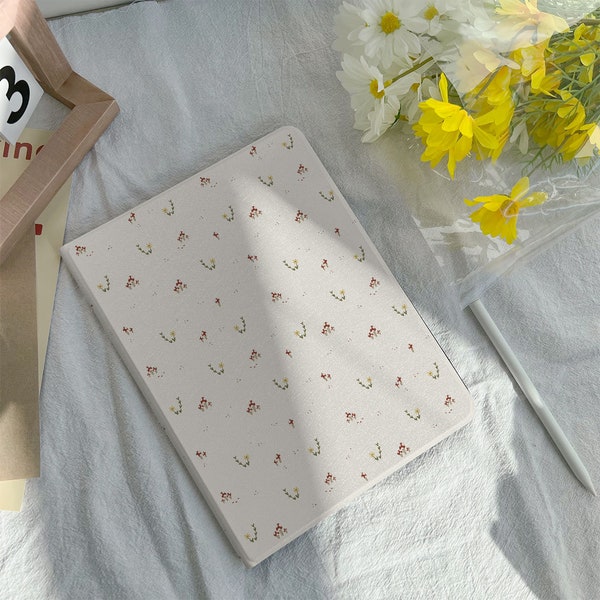 Simple Mushroom Flower iPad Case Cover For iPad 9.7" 10.2" 10.9" 11 inch, iPad Air 2 3 4 iPad mini 6 5 4 3 iPad Pro iPad 2022 2021 2020 Case